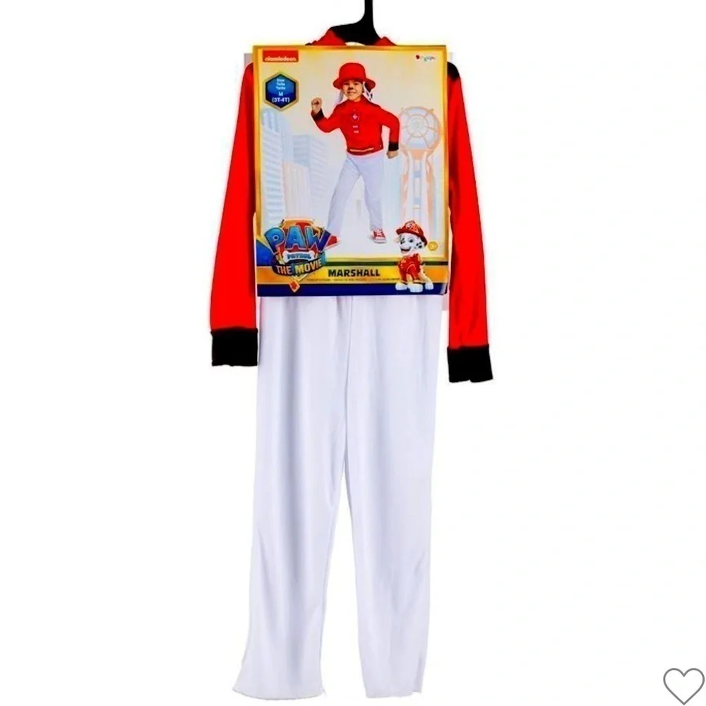 Toddler PAW Patrol Marshall Halloween Costume Jumpsuit with Headpiece 2T